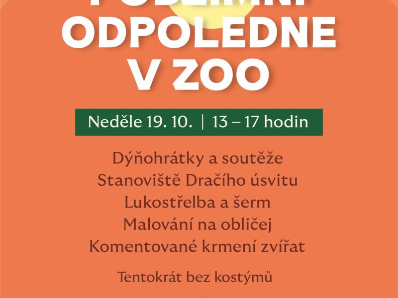 Podzimní odpoledne v Zoo