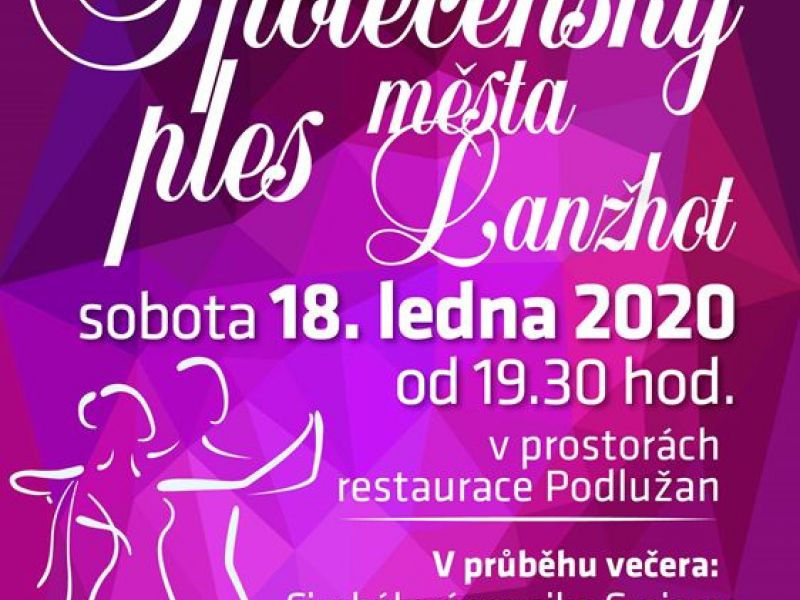 SPOLEČENSKÝ PLES MĚSTA LANŽHOT