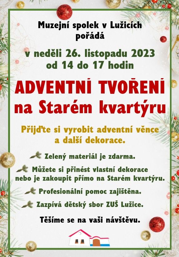 Adventní tvoření na Starém kvartýru