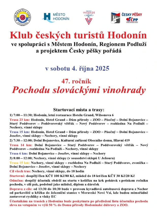 47. ročník Pochod slováckými vinohrady