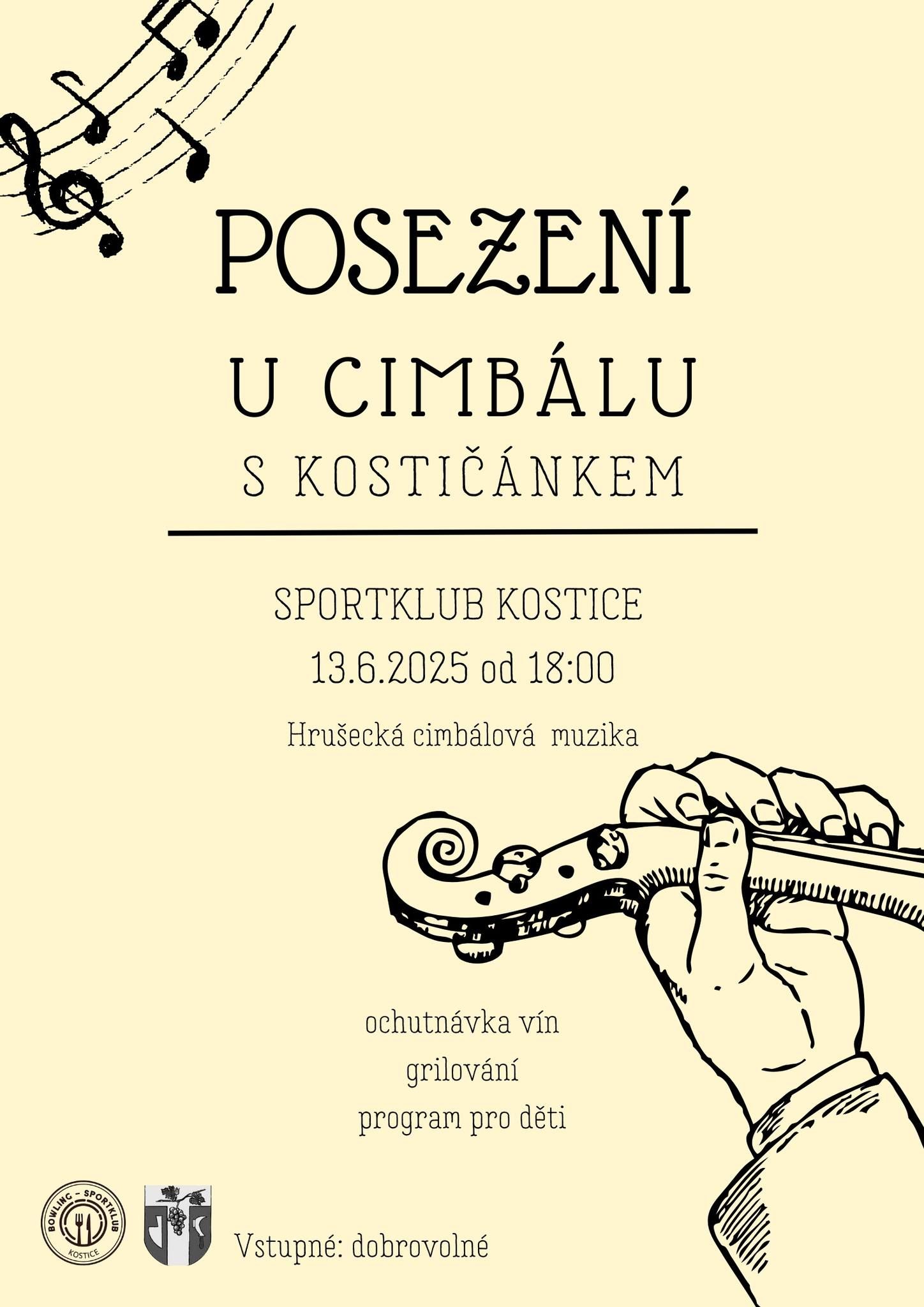 Posezení u cimbálu s Kostičánkem