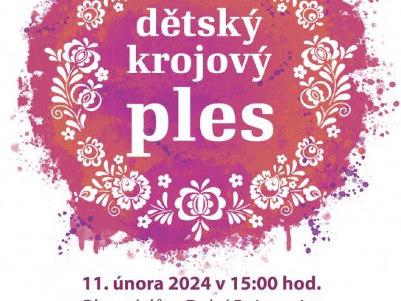 Dětský krojový ples Dolní Bojanovice