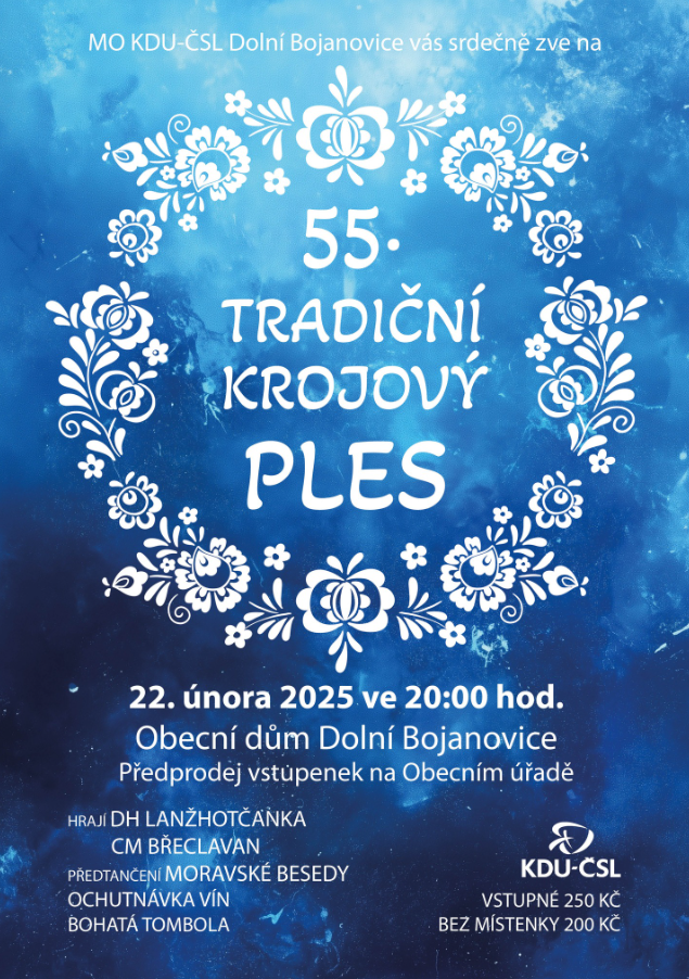 Krojový ples Dolní Bojanovice