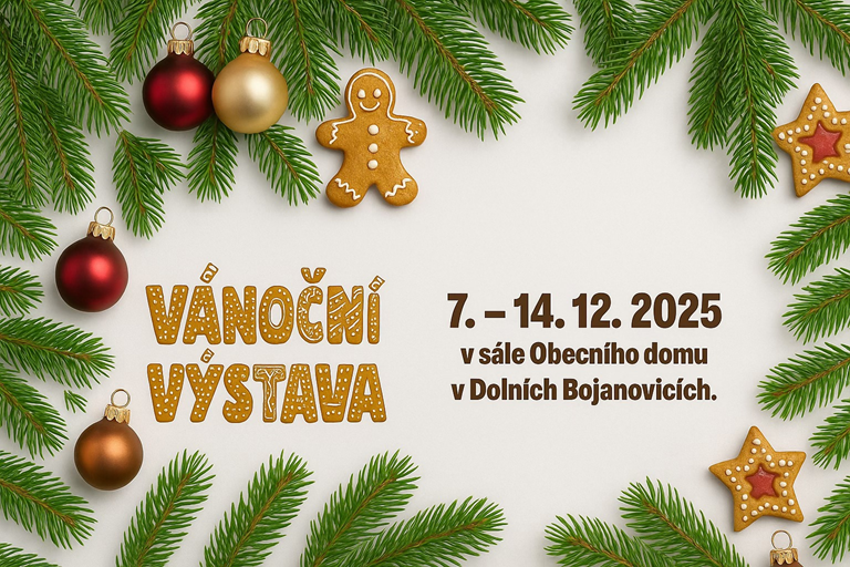 Vánoční výstava v Dolních Bojanovicích 2025