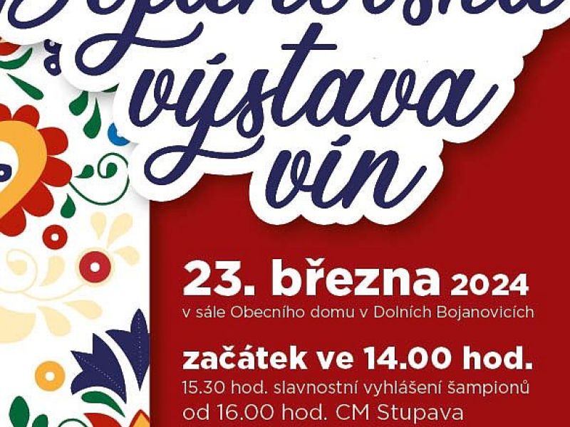Bojanovská výstava vín