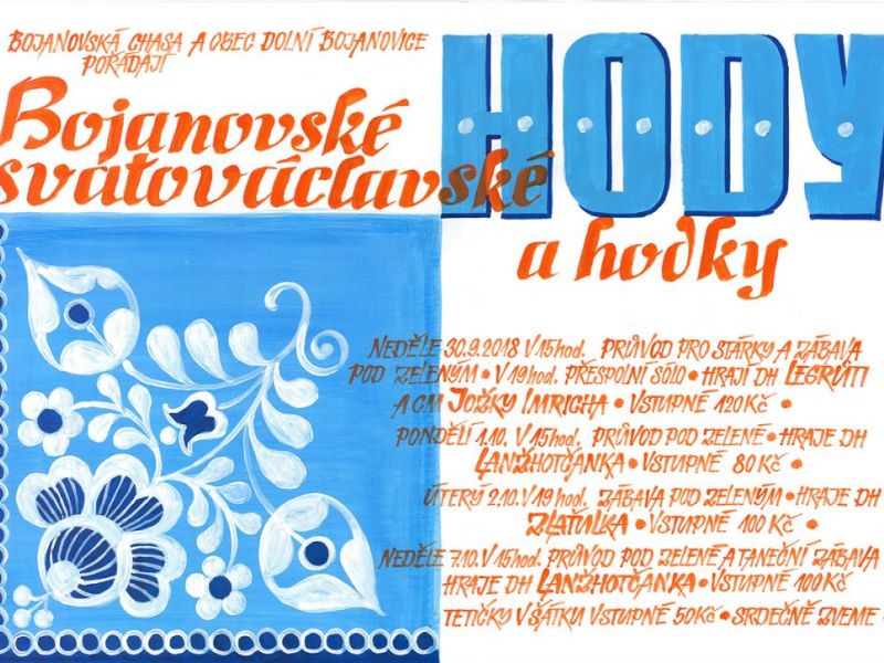 BOJANOVSKÉ SVATOVÁCLAVSKÉ HODY A HODKY