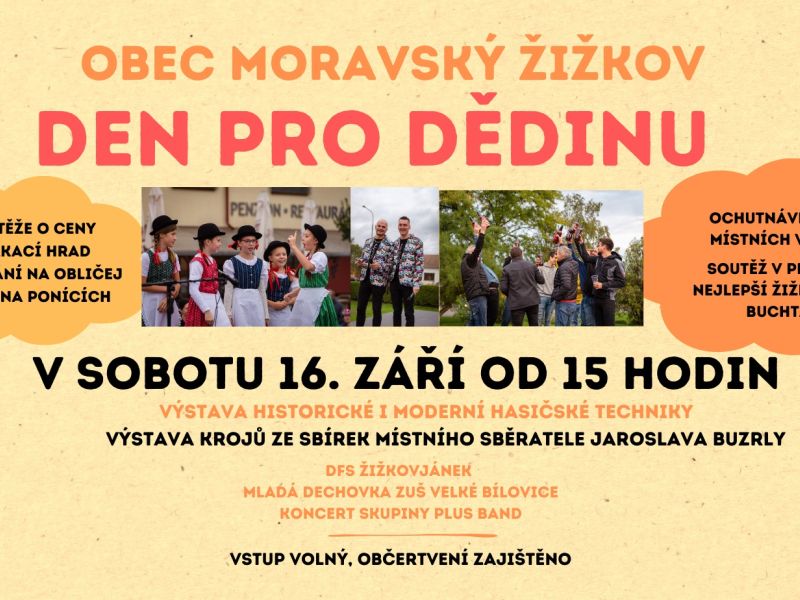 Den pro dědinu 2023: Moravský Žižkov