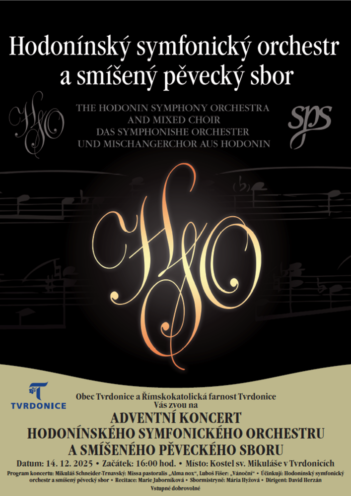 Adventní koncert ve Tvrdonicích