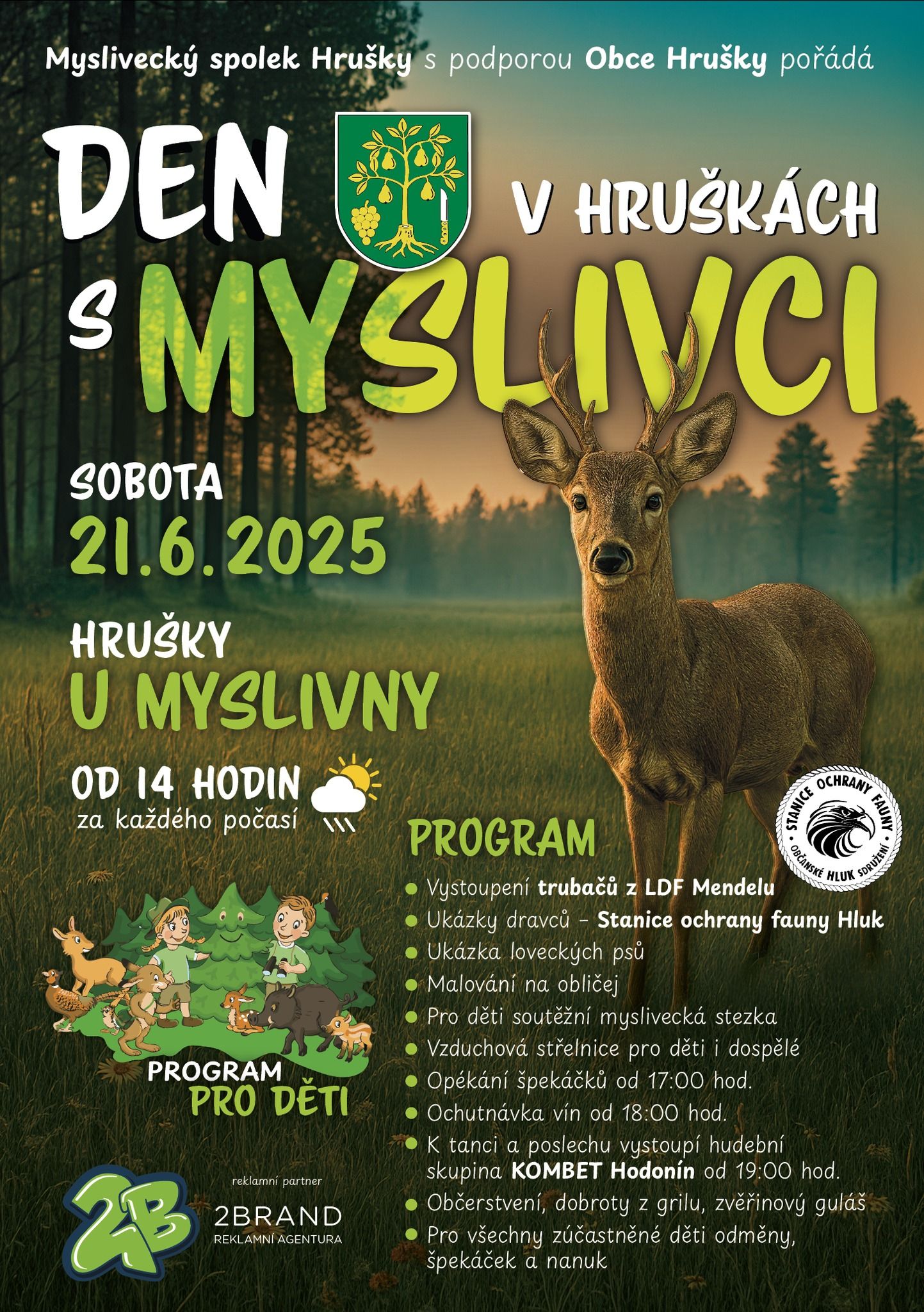 Den s myslivci v Hruškách