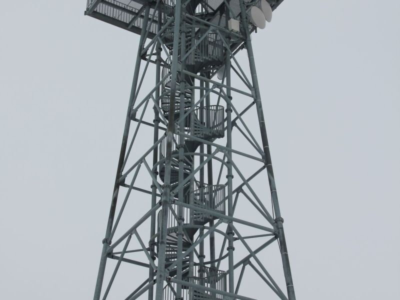 Regionální rozhledna Na Podluží v zimě 2015