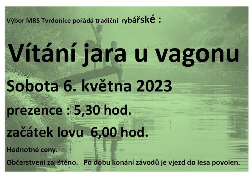 Vítání jara u vagonu