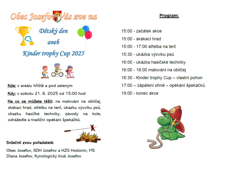 Dětský den aneb Kinder Trophy Cup 2025