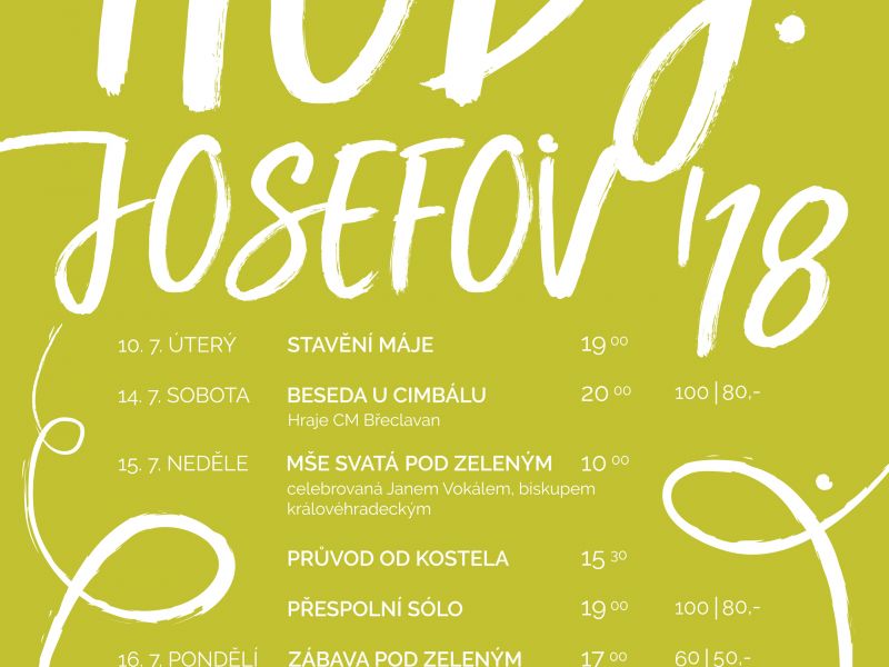 TRADIČNÍ KROJOVANÉ HODY V JOSEFOVĚ