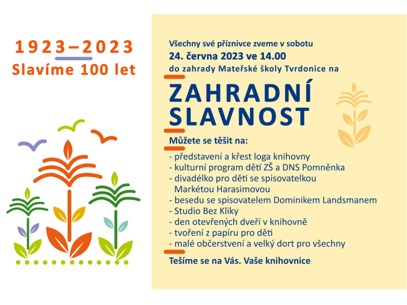 Zahradní slavnost v Tvrdonicích