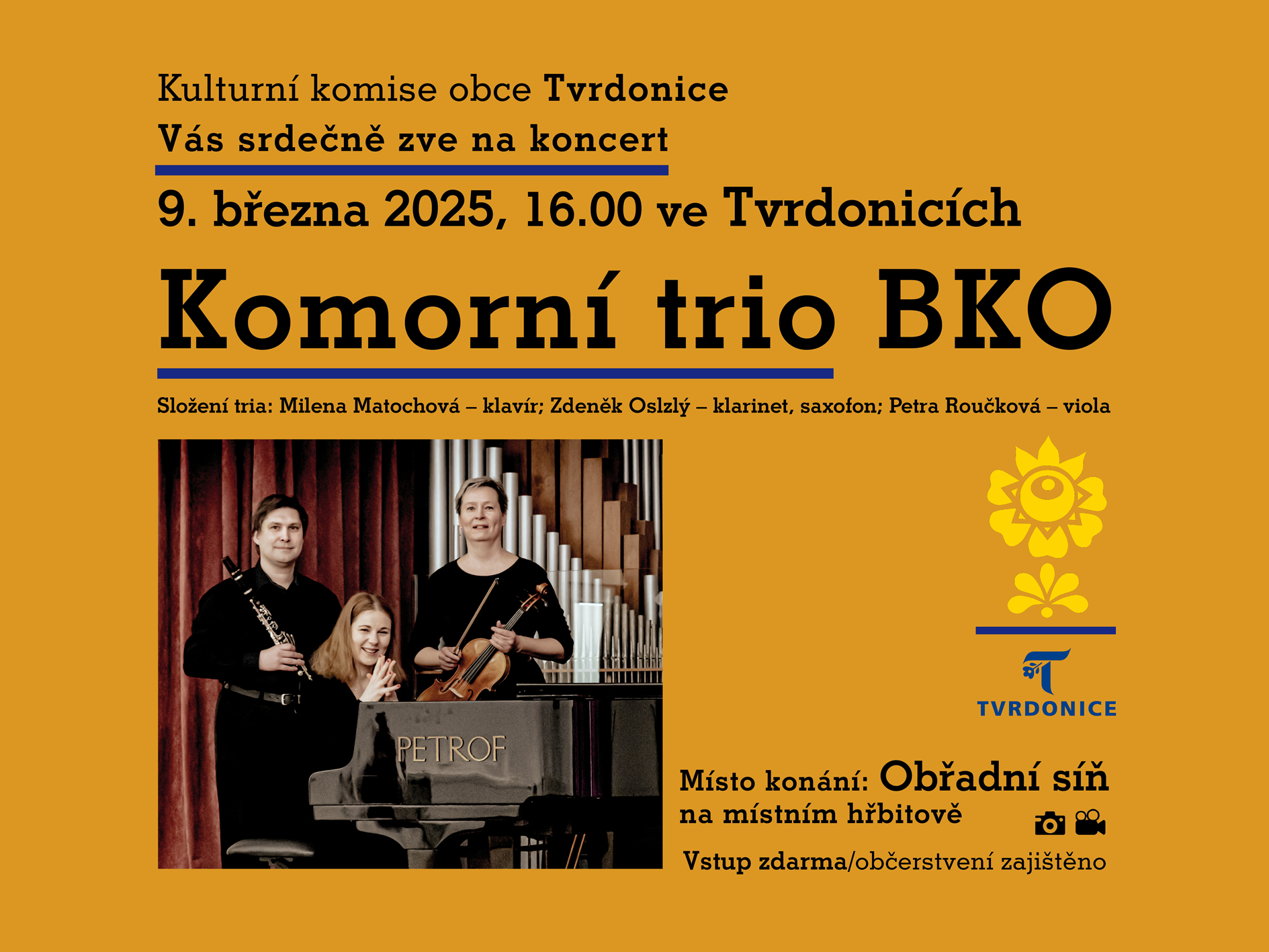 Koncert - Komorní trio BKO