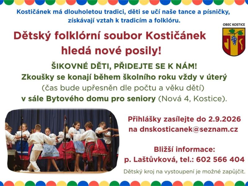 Úvodní schůzka pro zájemce - Kostičánek
