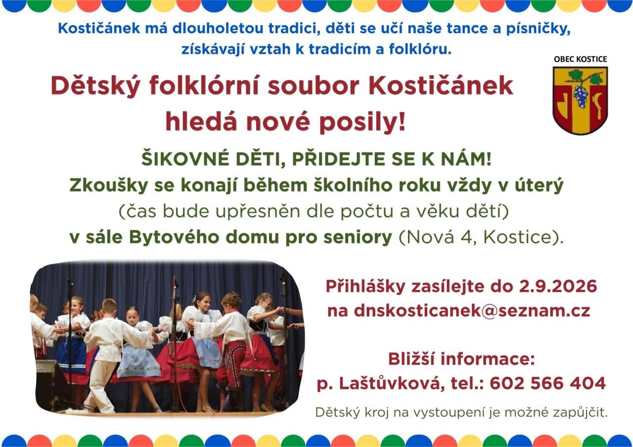 Úvodní schůzka pro zájemce - Kostičánek