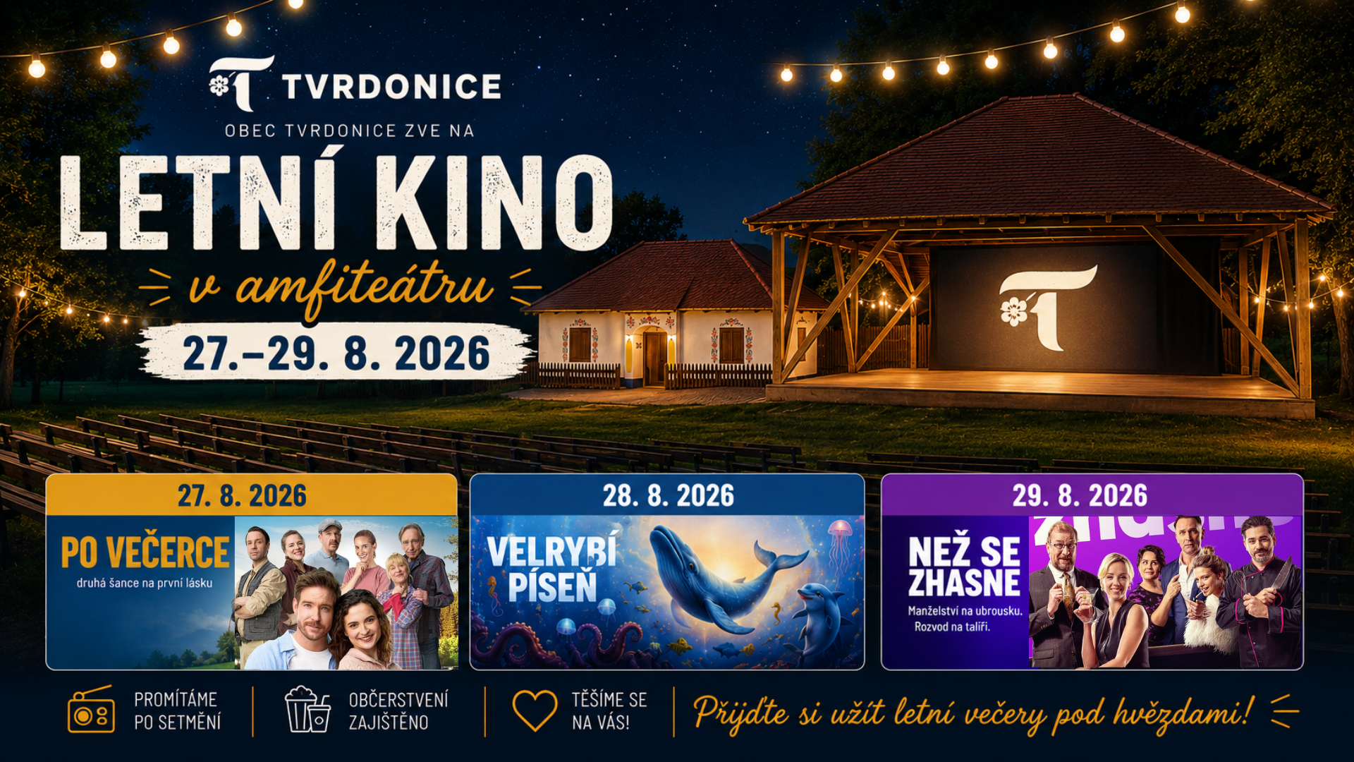 Letní kino Tvrdonice 2026