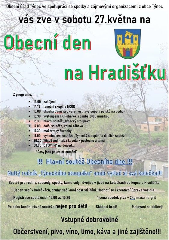 Obecní den na Hradišťku