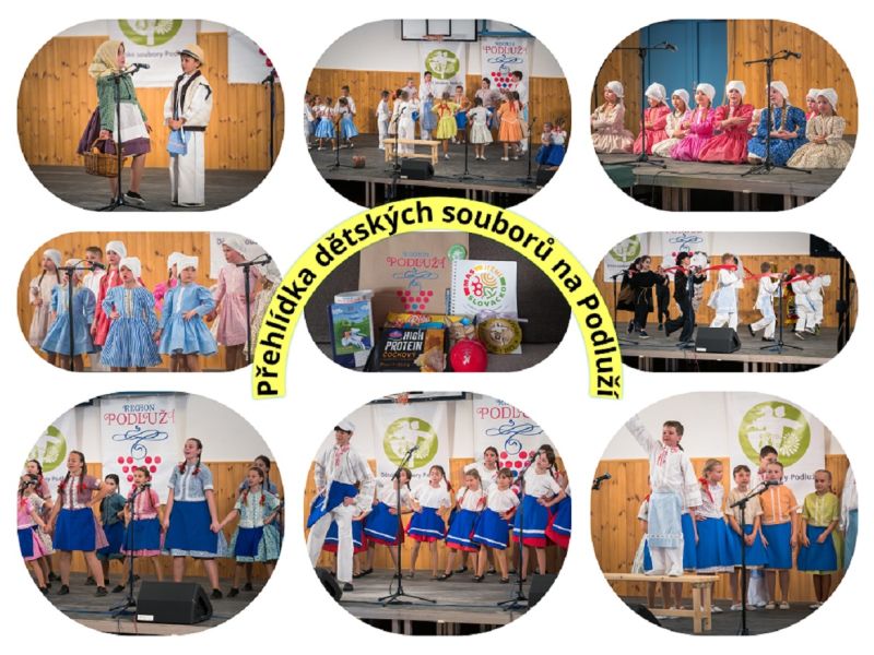 Přehlídka dětských folklorních souborů se uskutečnila v Hruškách