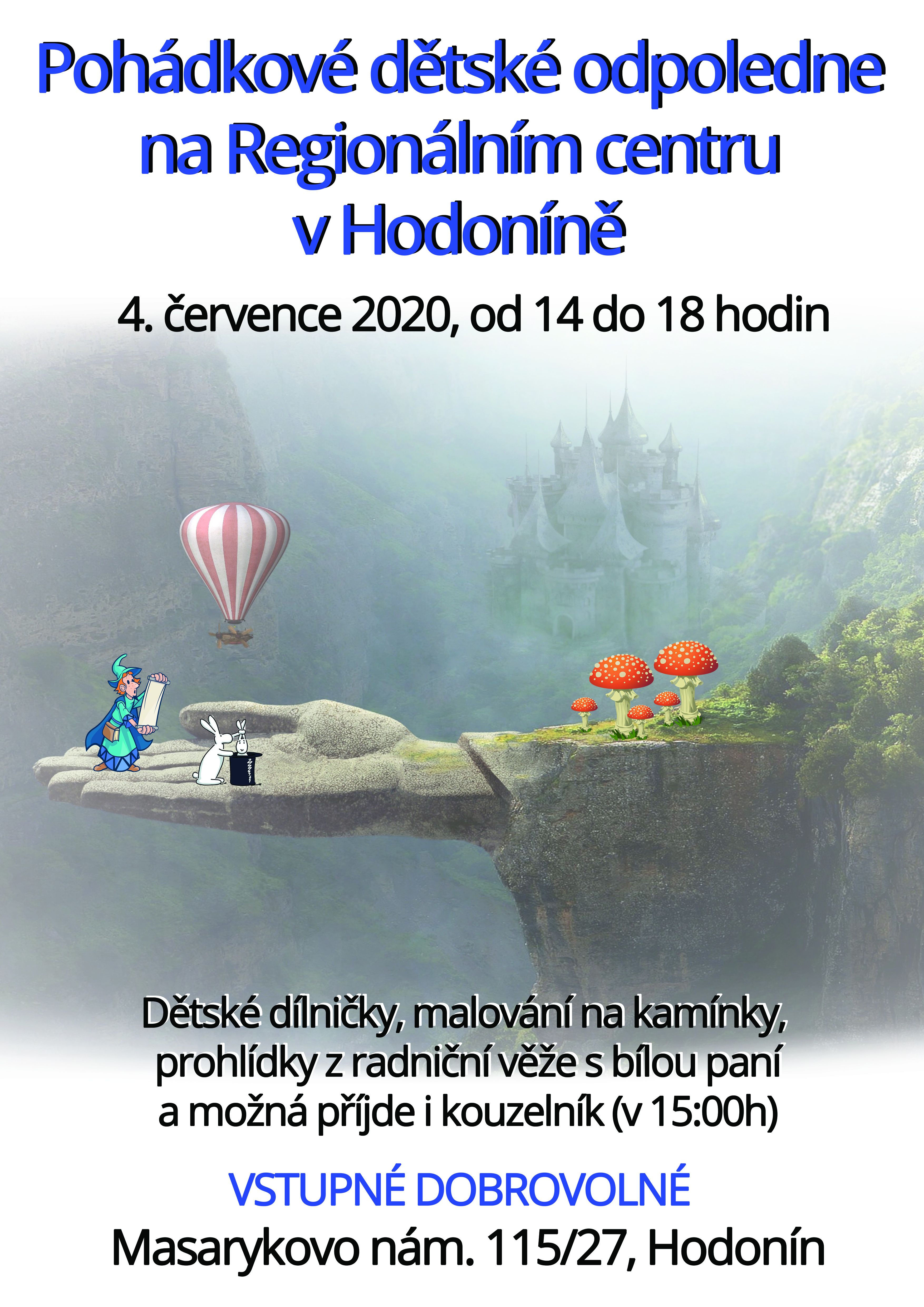 Pohádkové dětské odpoledne na Regionálním centru v Hodoníně