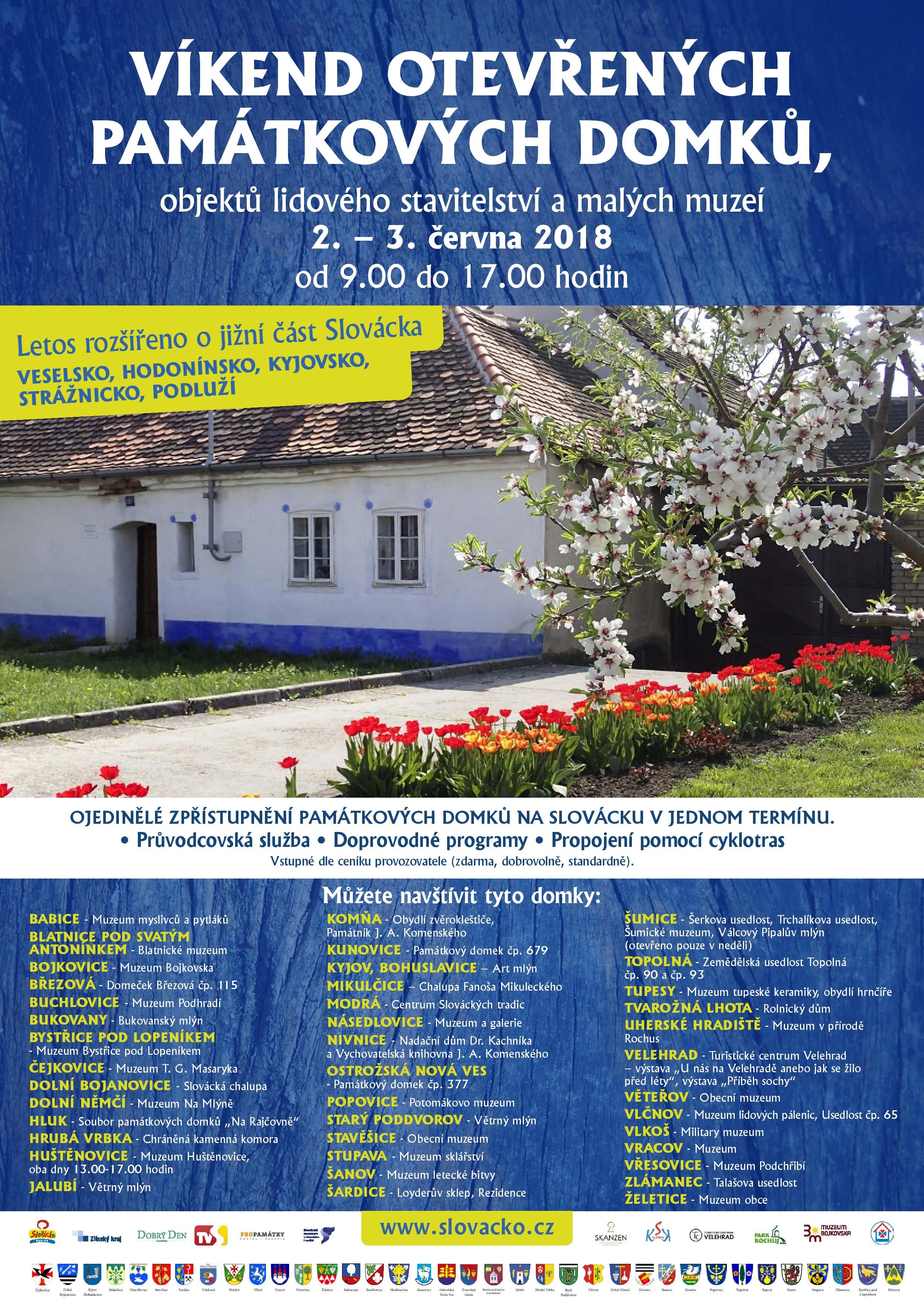 VÍKEND OTEVŘENÝCH PAMÁTKOVÝCH DOMKŮ