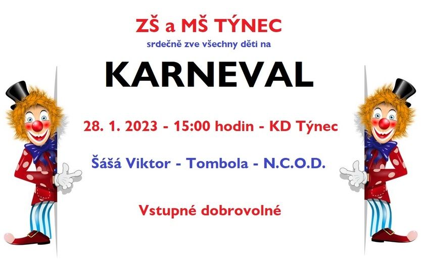 Dětský karneval v Týnci