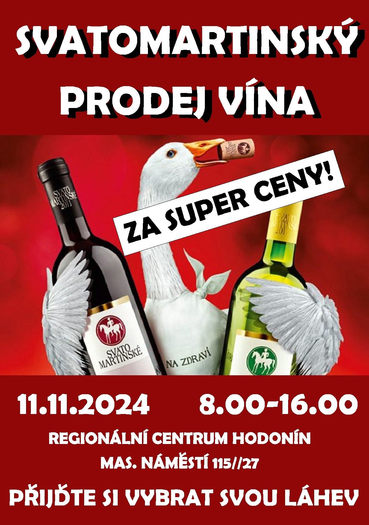 Svatomartinský prodej vína