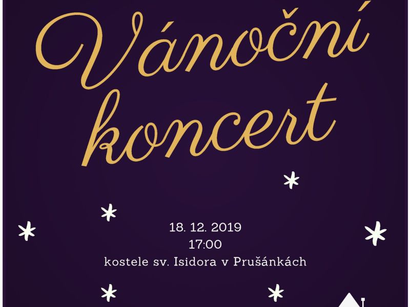 VÁNOČNÍ KONCERT PRUŠÁNKY