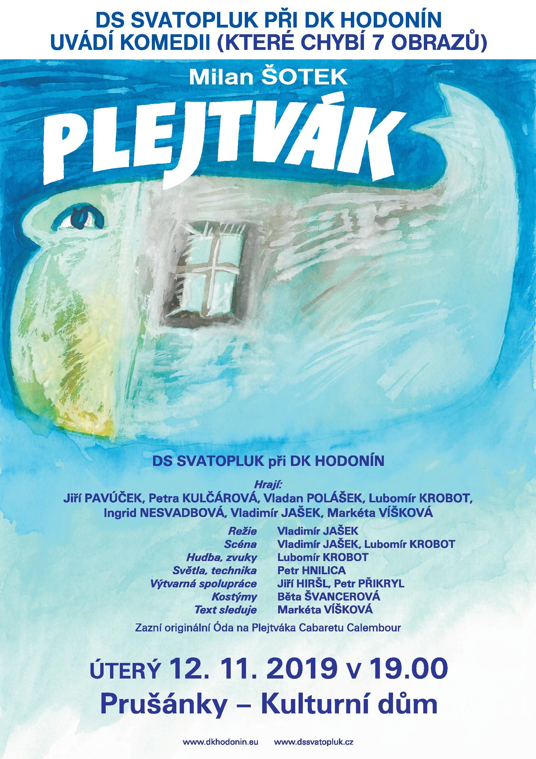 DIVADELNÍ PŘEDSTAVENÍ PLEJTVÁK V PRUŠÁNKÁCH