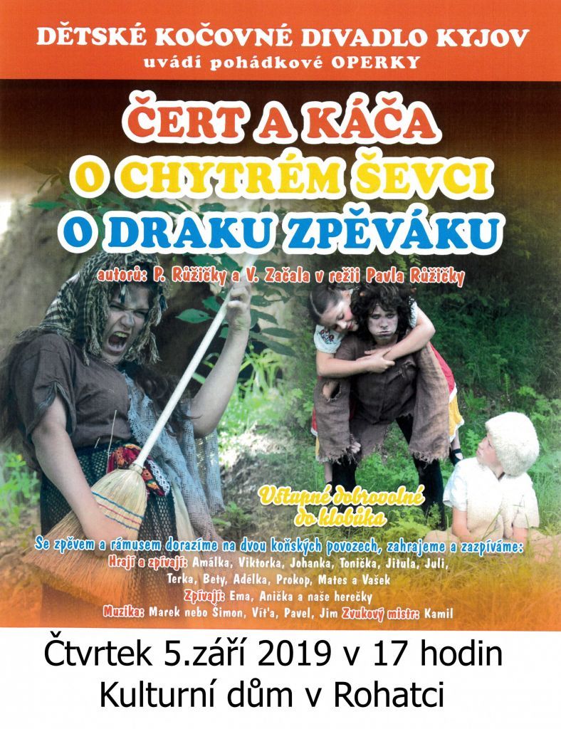 DĚTSKÉ KOČOVNÉ DIVADLO V ROHATCI