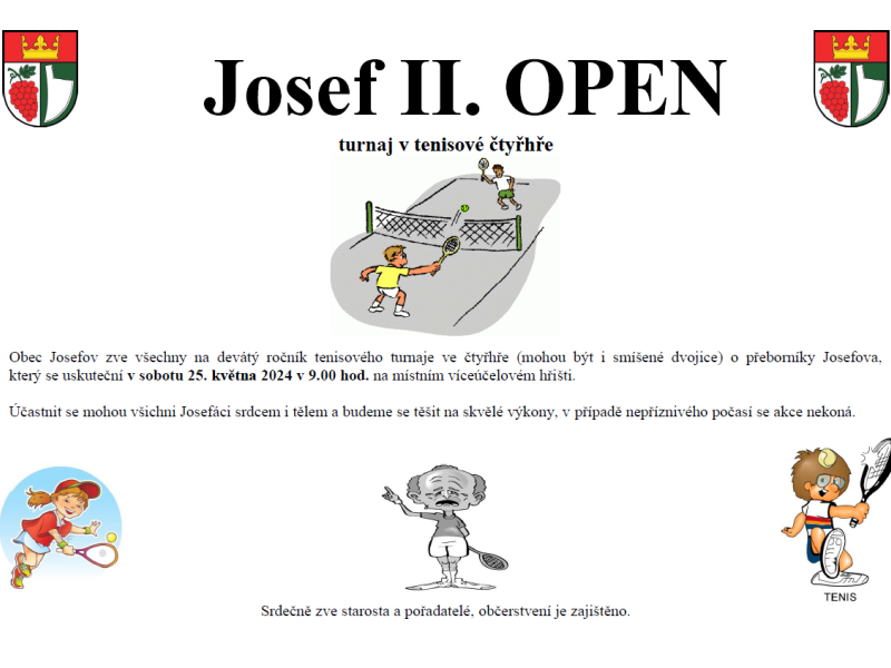 Josef II. OPEN – turnaj v tenisové čtyřhře