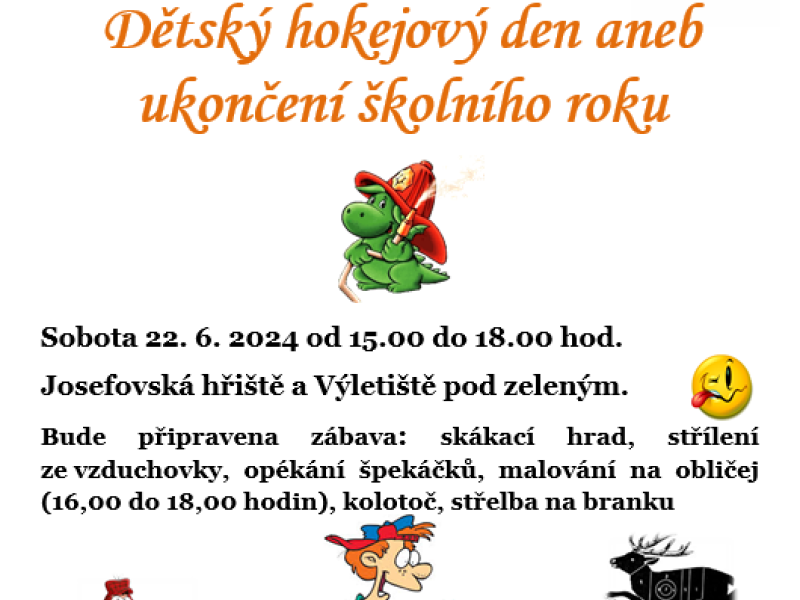 Dětský hokejový den v Josefově
