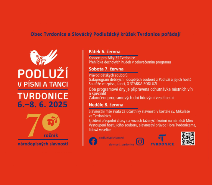 Podluží v písni a tanci Tvrdonice 2025
