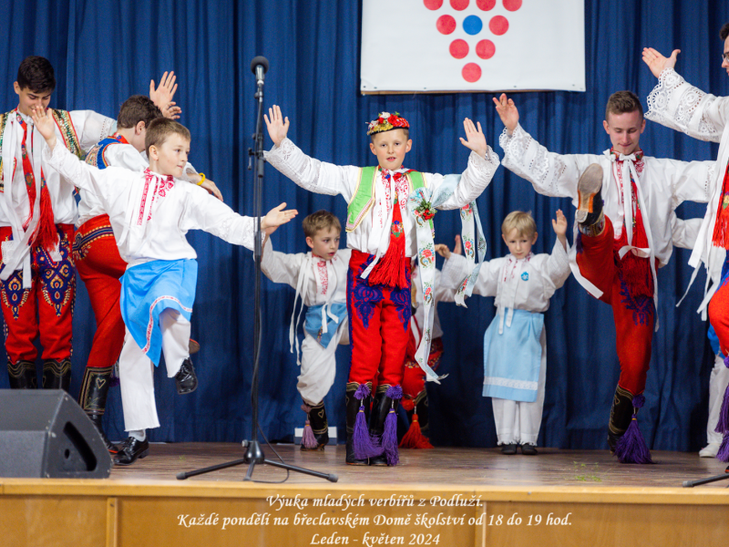 Výuka mladých verbířů z Podluží