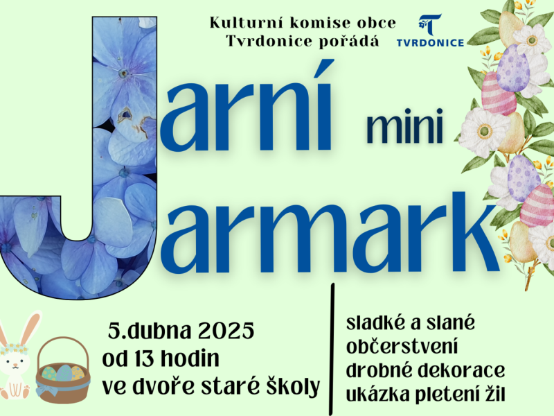 Jarní mini jarmark a vynášení smrtky ve Tvrdonicích