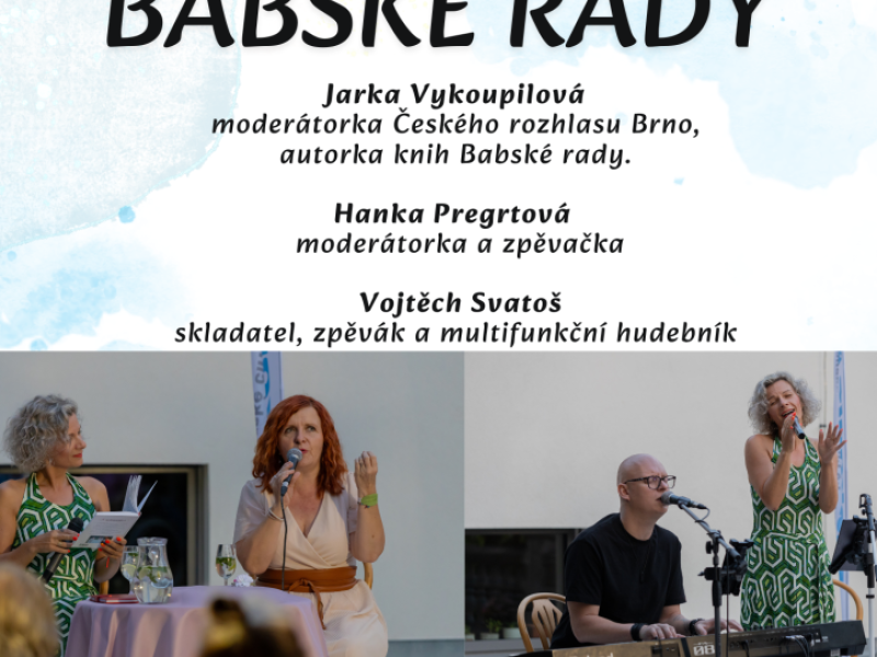 Babské rady s Jarkou Vykoupilovou a dalšími hosty