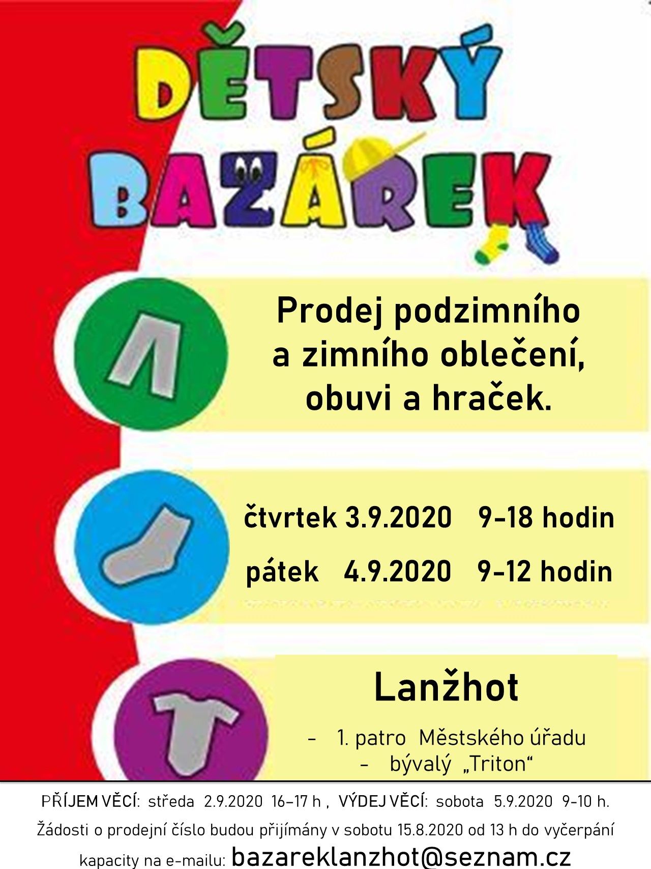 Dětský bazárek v Lanžhotě