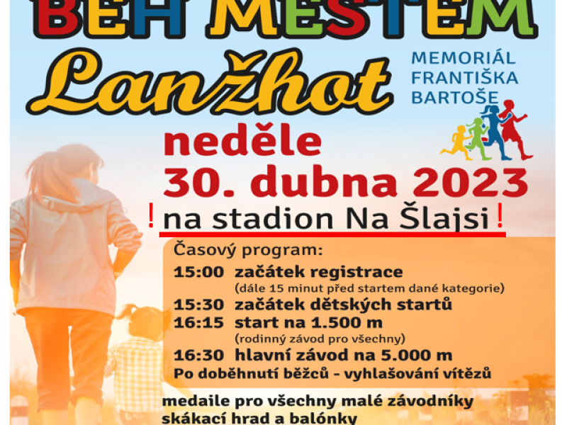 Běh městem - memoriál Františka Bartoše