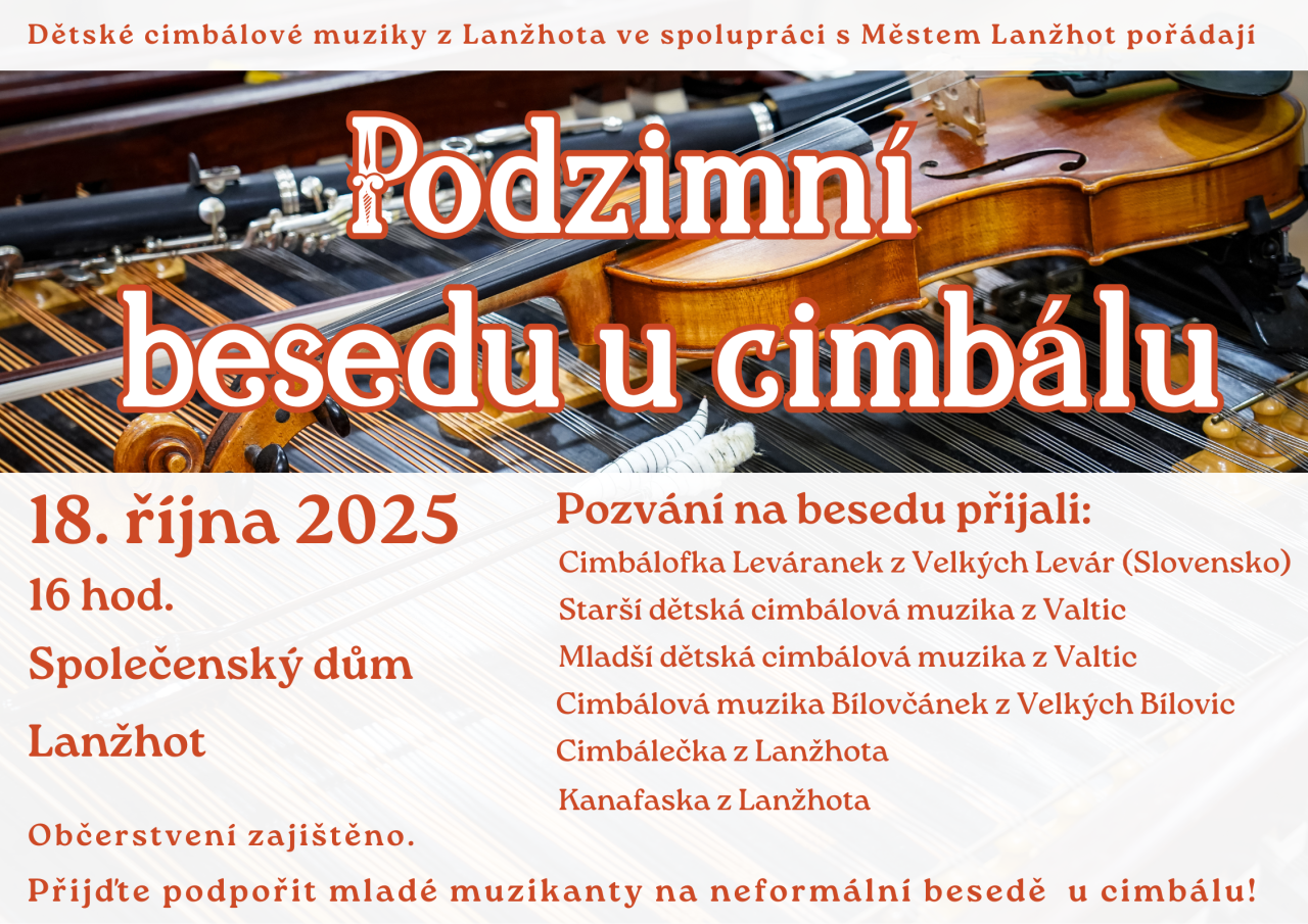 Podzimní beseda u cimbálu Lanžhot
