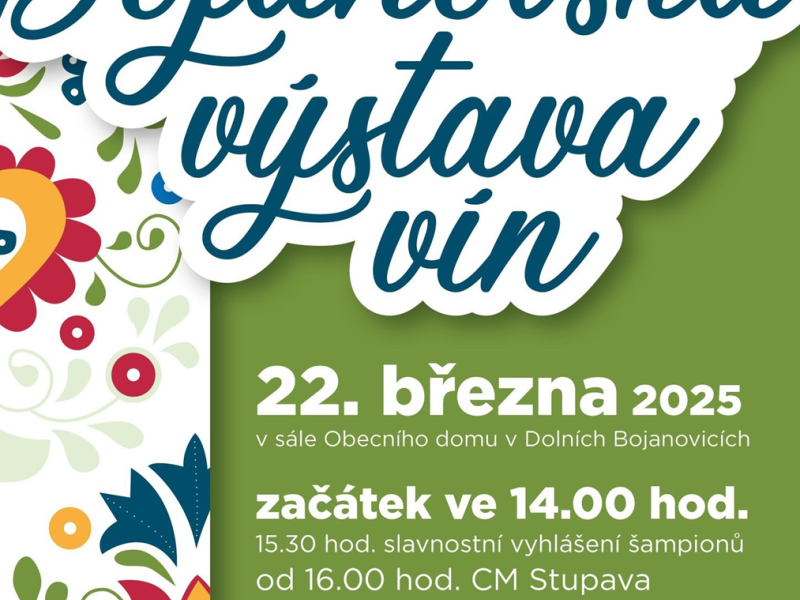 Bojanovská výstava vín 2025