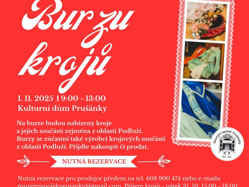 Burza krojů Prušánky 2025