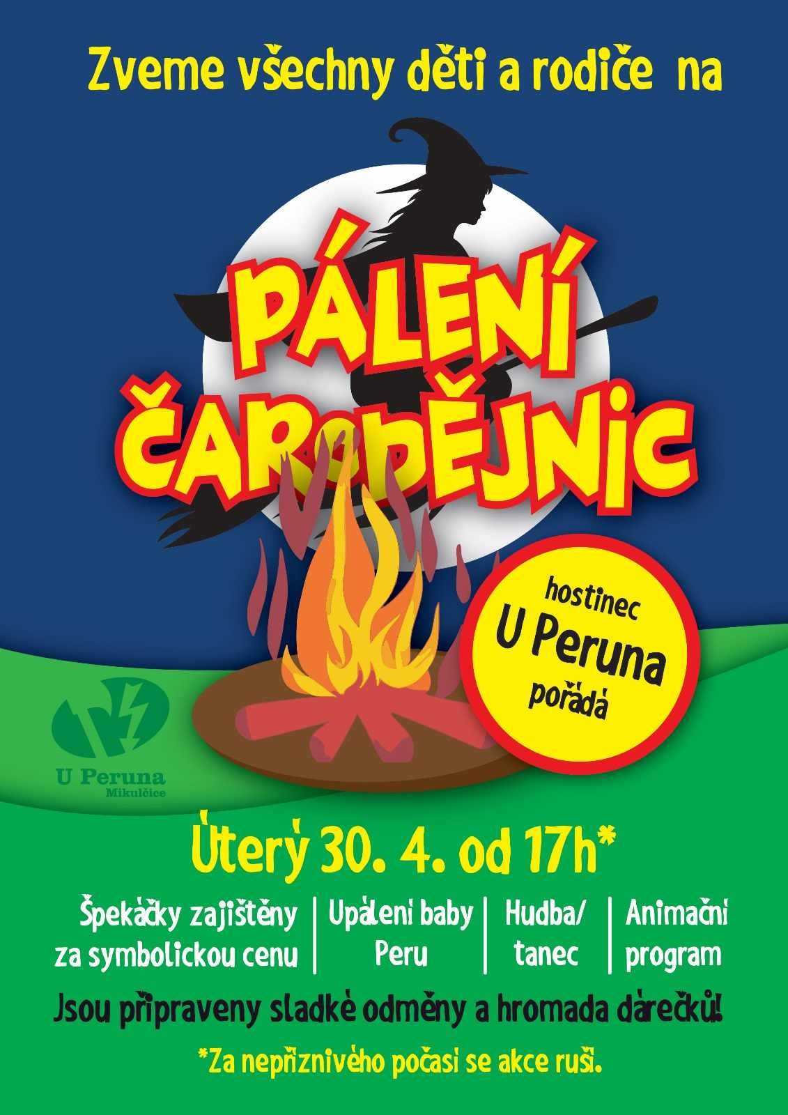 Pálení čarodějnic v Mikulčicích