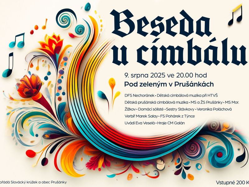 Beseda u cimbálu Prušánky 2025