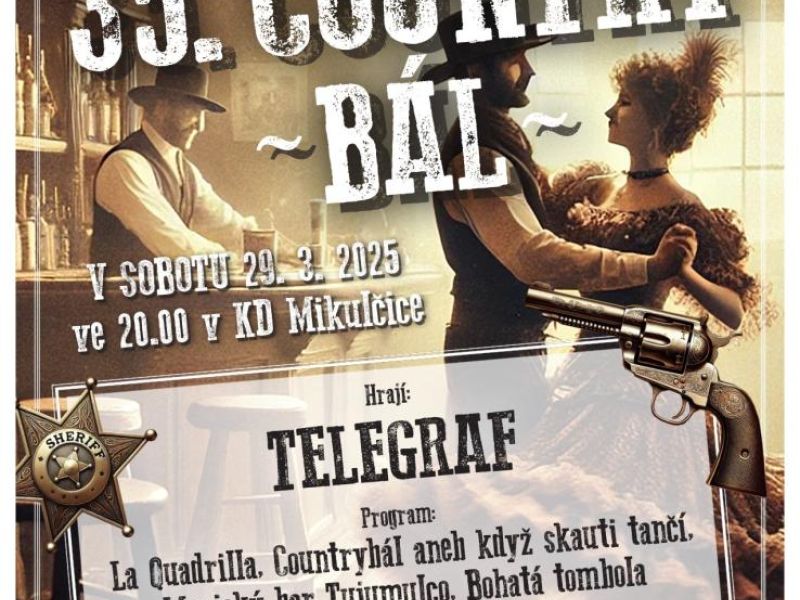 Country bál v Mikulčicích 2025