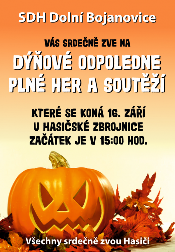Dýňové odpoledne v Dolních Bojanovicích