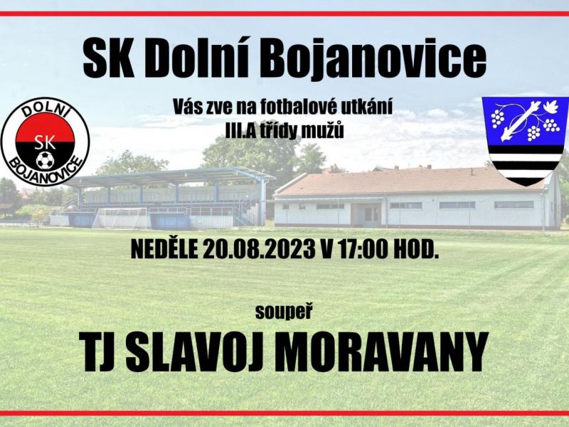 Fotbalový zápas v Dolních Bojanovicích