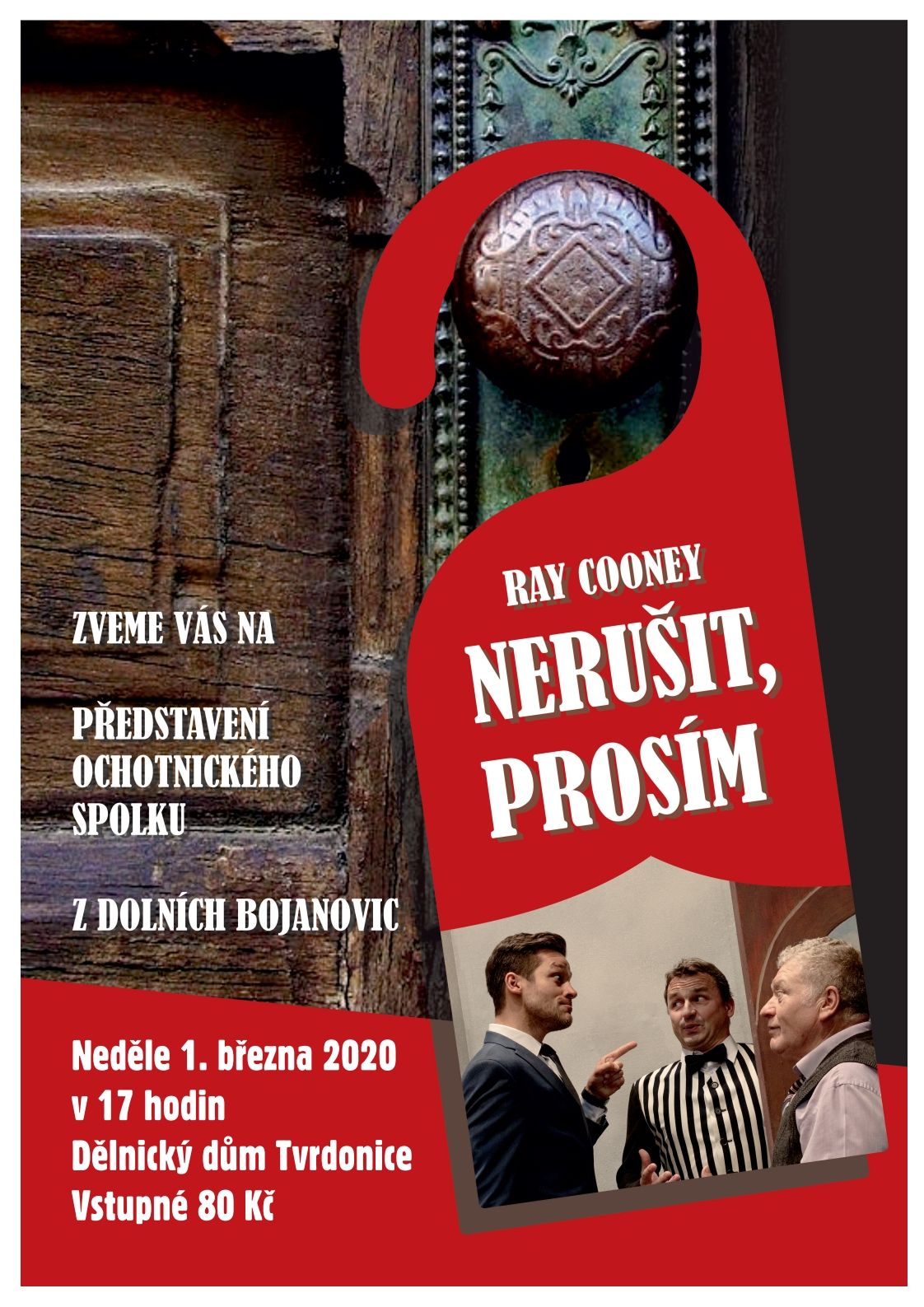 Nerušit, prosím - ochotnické představení Tvrdonice