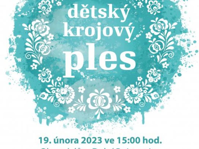 Dětský krojový ples v Dolních Bojanovicích