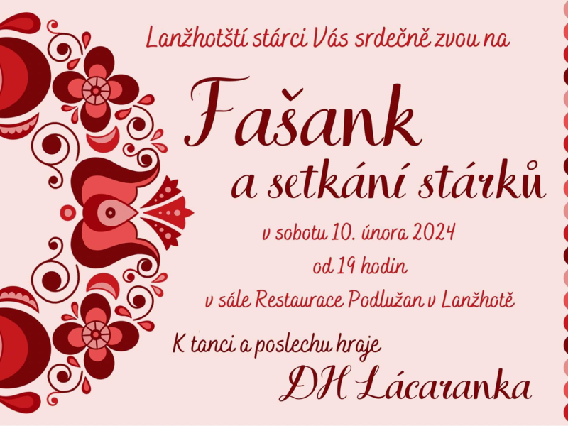 Fašank a setkání stárků
